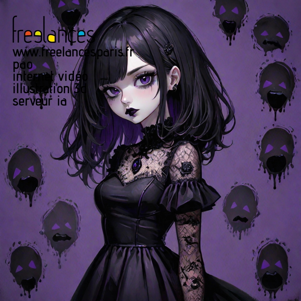 Pao mise en page internet vidéo illustration 3d serveur IA générative AI freelance paris studio de création magazines n5h5tz10